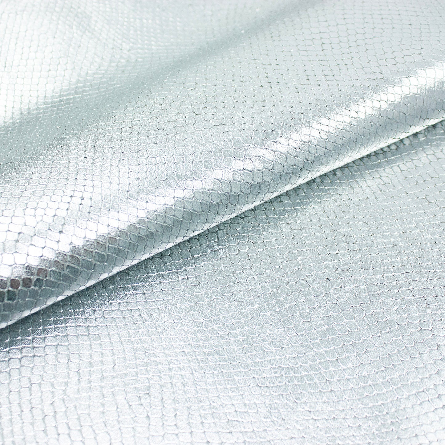 Piel de grabado serpiente plata