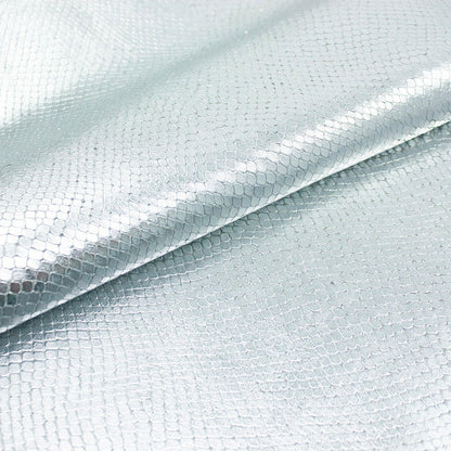 Piel de grabado serpiente plata - La Tendeta del Cuero