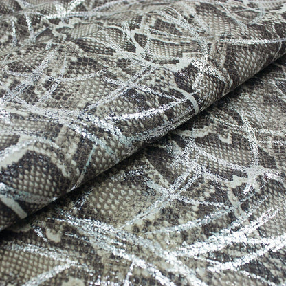 Piel de grabado serpiente moet brush silver - La Tendeta del Cuero