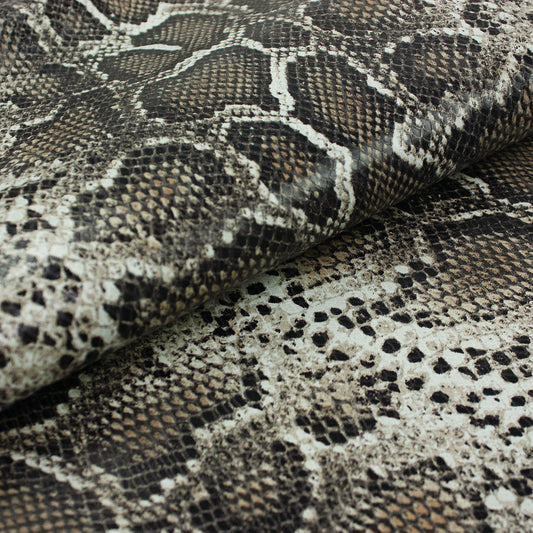 Piel de grabado serpiente tonos grises