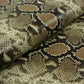 Piel de grabado serpiente tonos camel