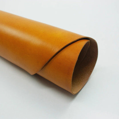 Piel de vaquetilla mostaza 1.5 mm - La Tendeta del Cuero