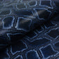 Piel de grabado serpiente azul jeans