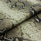 Trozo de piel grabado serpiente escama natural gris