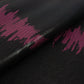 Piel de grabado tejus negro franja fucsia - La Tendeta del Cuero