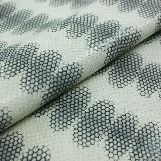 Piel de grabado serpiente manchas grises