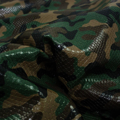 Piel de grabado serpiente camuflaje - La Tendeta del Cuero