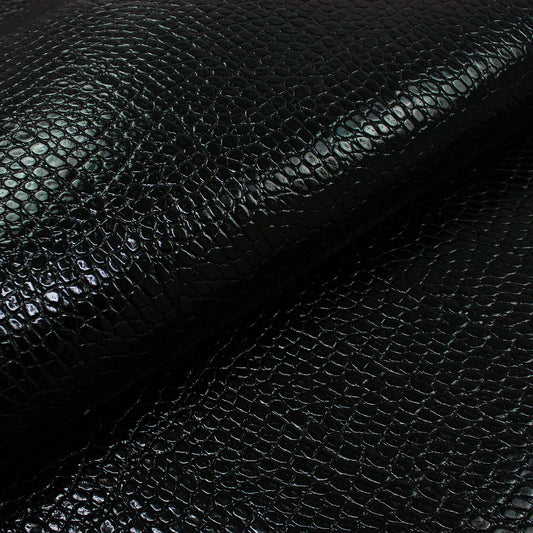 Piel de grabado coco negro brillo