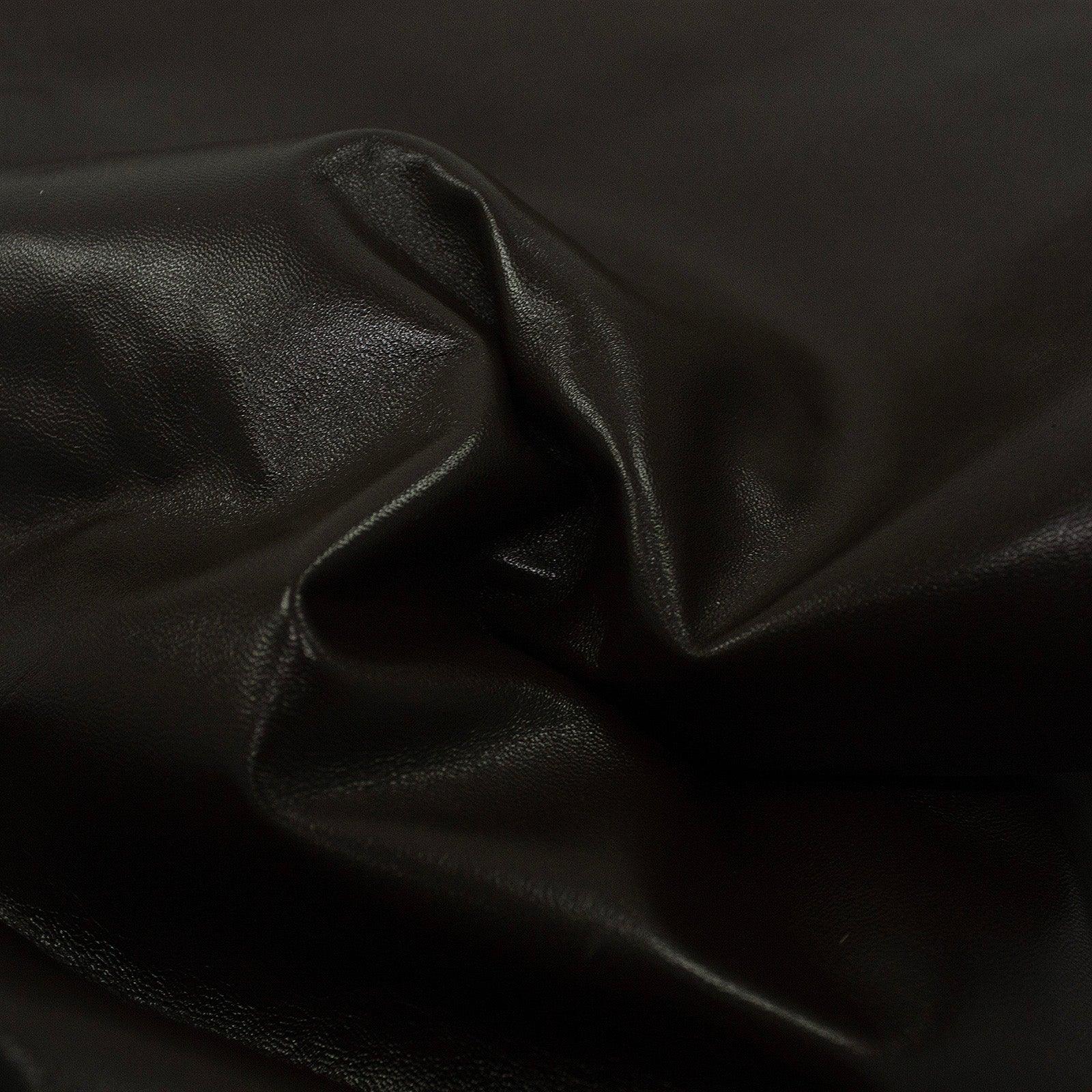 Trozo de piel forro cabra chocolate oscuro - La Tendeta del Cuero
