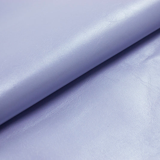 Trozo de piel forro cabra lila metalizado