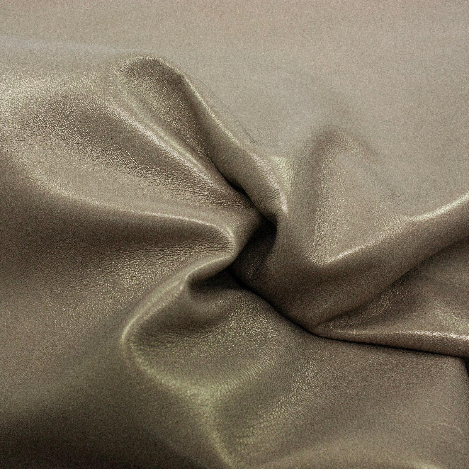 Trozo de piel forro cabra dorado - La Tendeta del Cuero