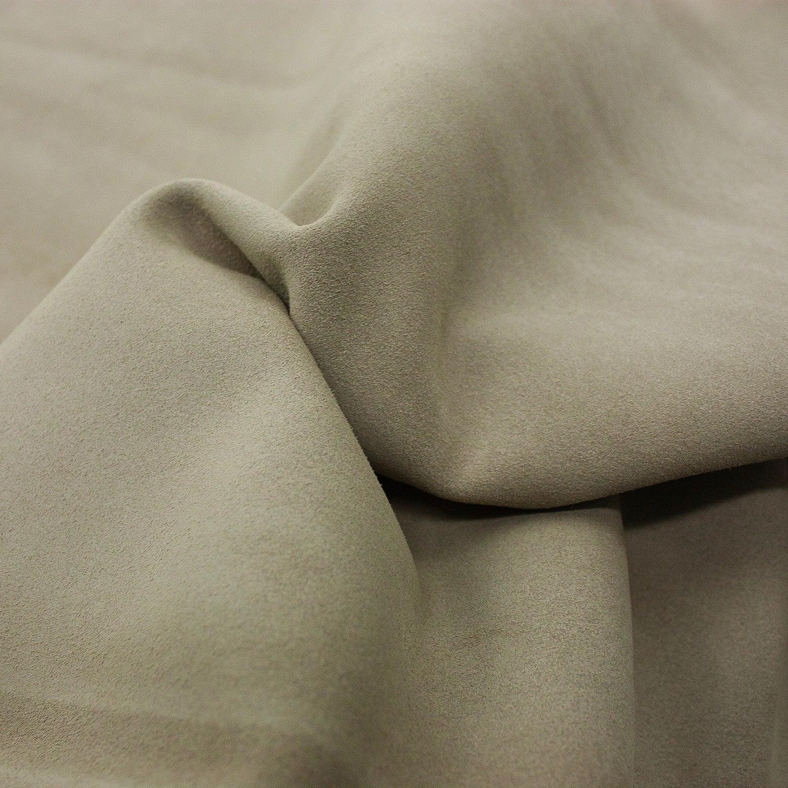 Piel de serraje afelpado gris piedra reves resinado - La Tendeta del Cuero