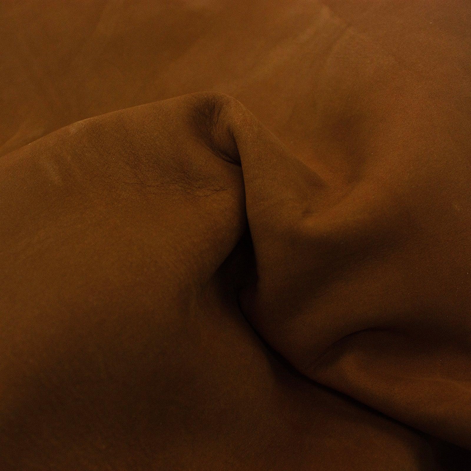 Trozo de piel nobuck cuero - La Tendeta del Cuero