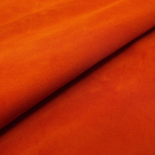 Piel de serraje afelpado marigold CONTINUIDAD - La Tendeta del Cuero