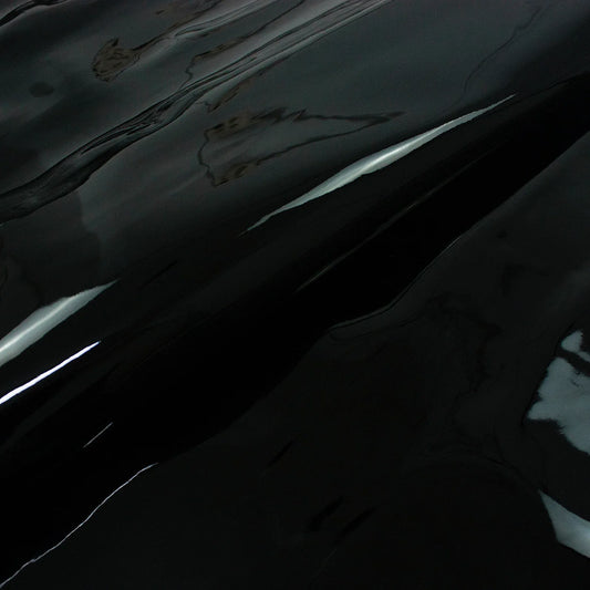 Trozo de piel charol negro - La Tendeta del Cuero