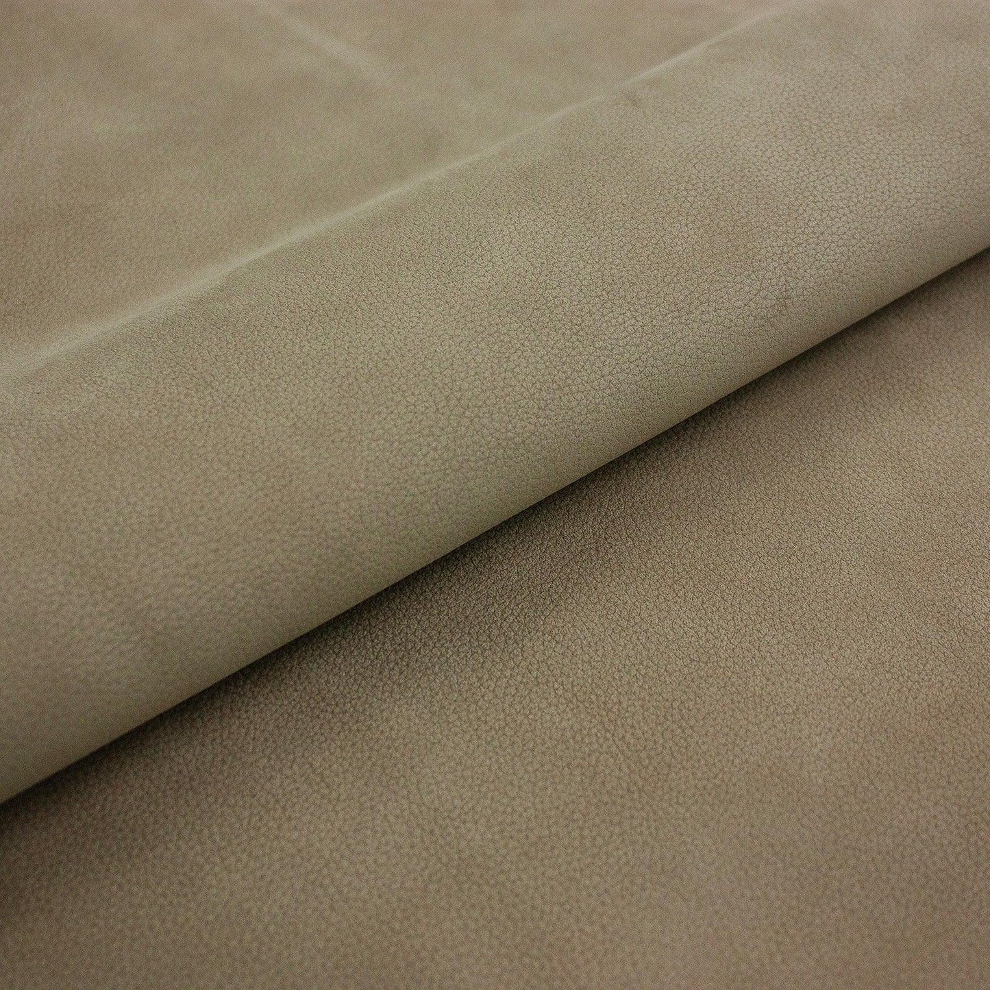 Piel de vacuno nobuck bombeado taupe - La Tendeta del Cuero