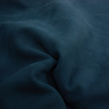 Piel de vacuno nobuck rustico azul jeans - La Tendeta del Cuero