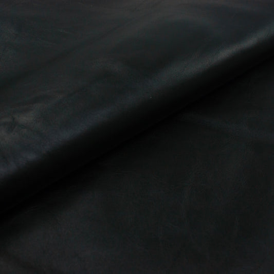 Trozo de piel forro vacuno negro