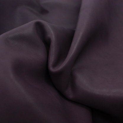 Self-shining purple cowhide