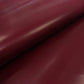 Florentine auto-shined garnet cowhide leather piece