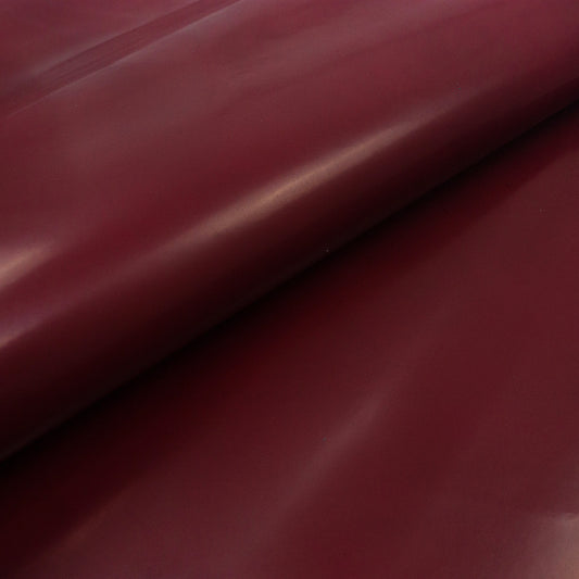 Trozo de piel vacuno florentique autolucido granate