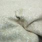 Piece of beige floral fantasy leather