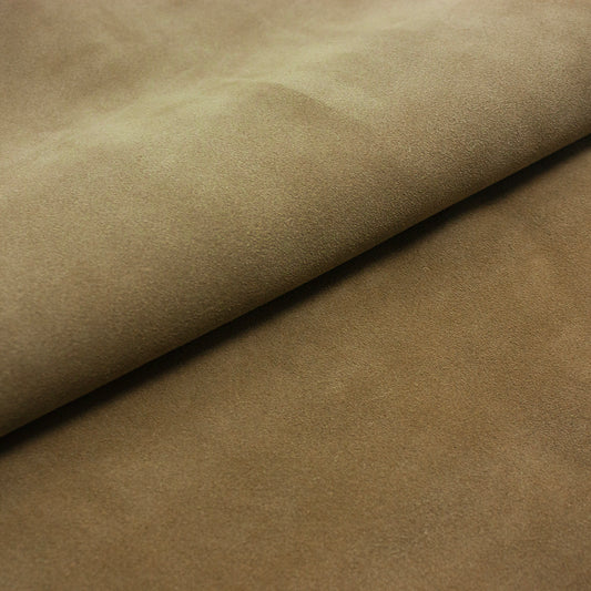 Trozo de piel serraje arena