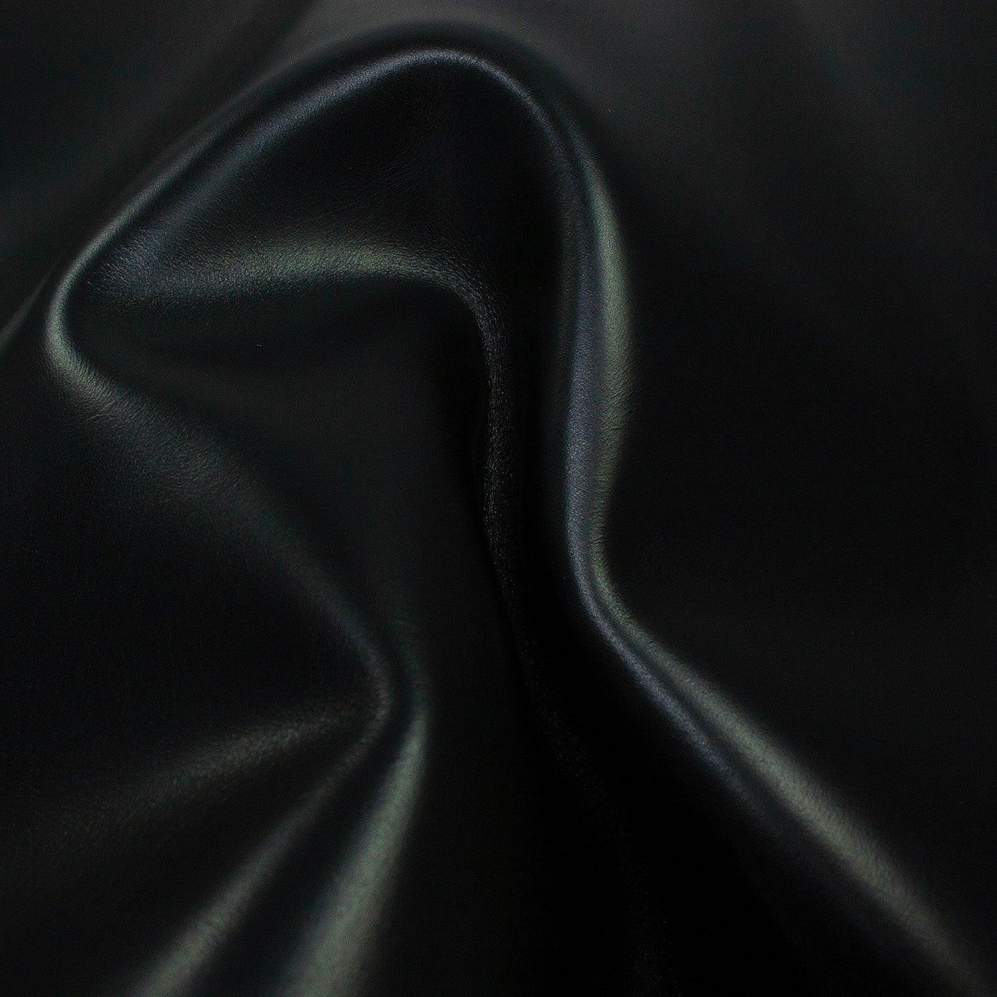 Piel de vacuno negro brillo