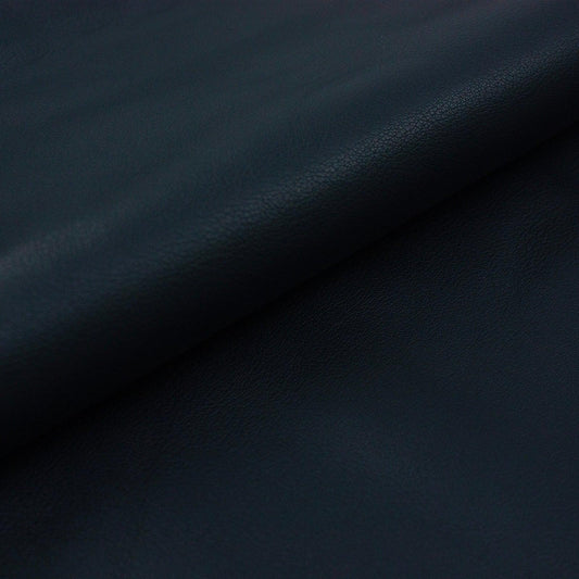 Piel de vacuno bombeado azul oscuro