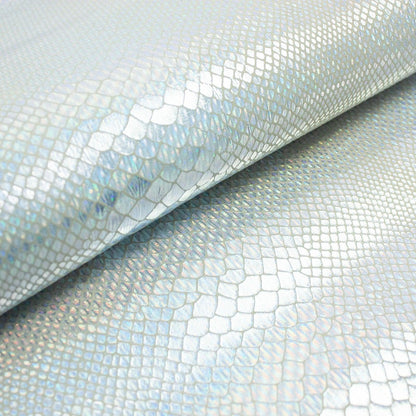 Fantasy snakeskin silver reflections