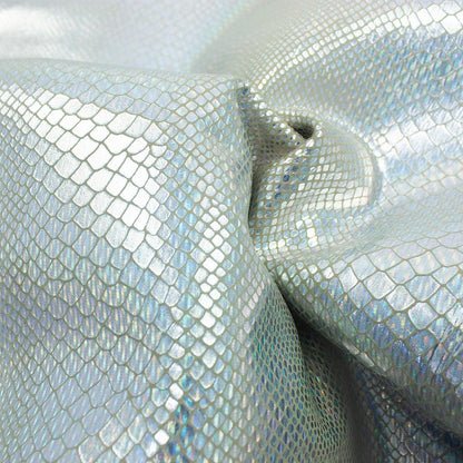 Fantasy snakeskin silver reflections