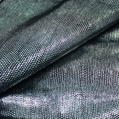 Black fantasy leather silver dots