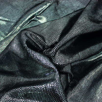 Black fantasy leather silver dots