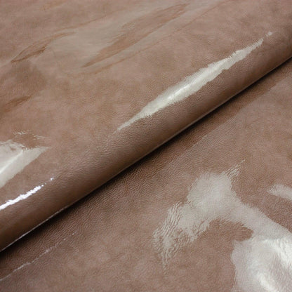 Piece of rustic sand patent leather