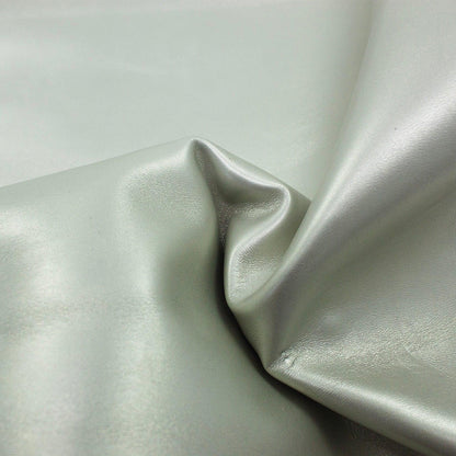 Piece of silver goatskin lining