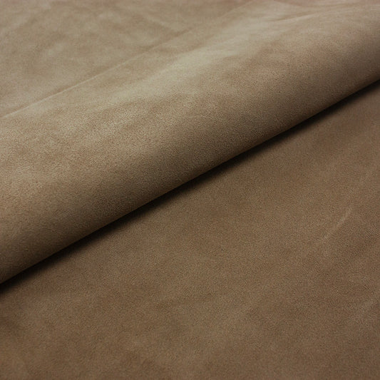 Trozo de piel serraje taupe