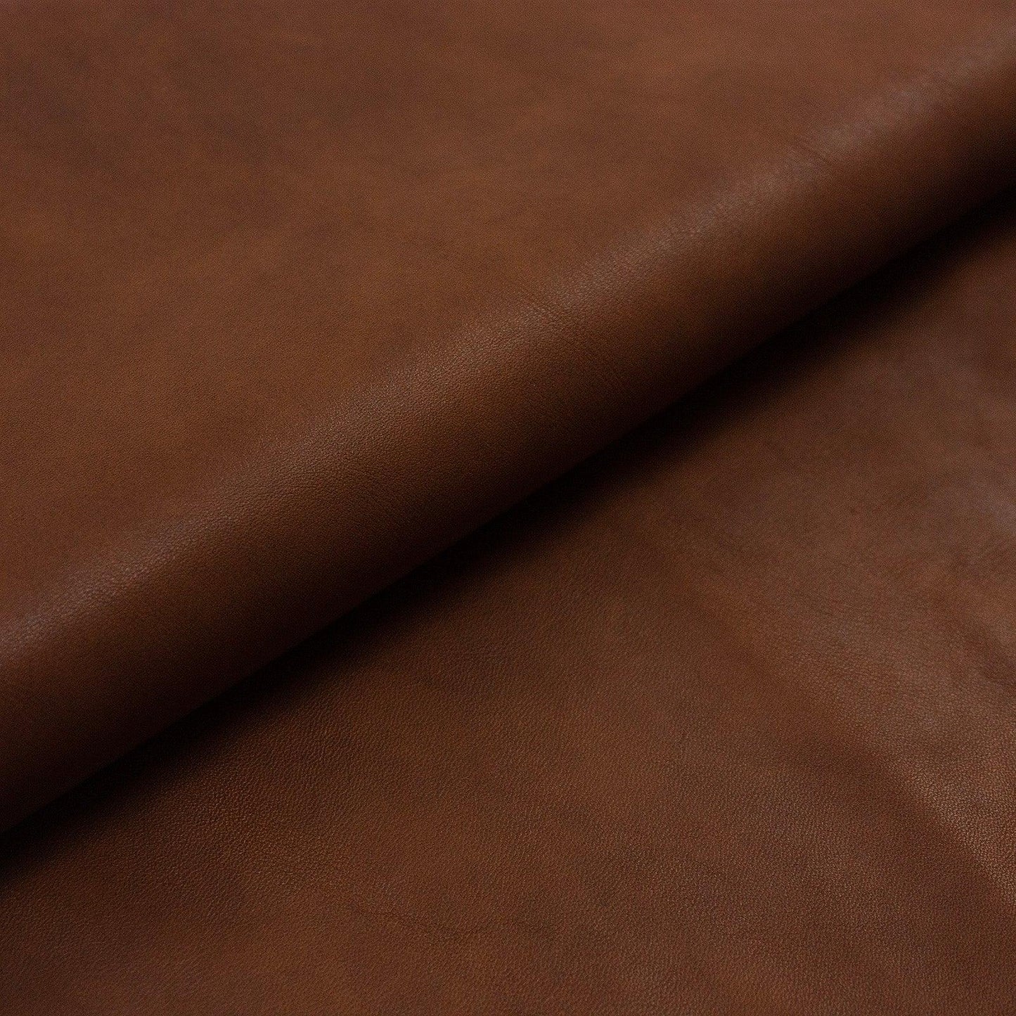 Piece of aged brown cowhide