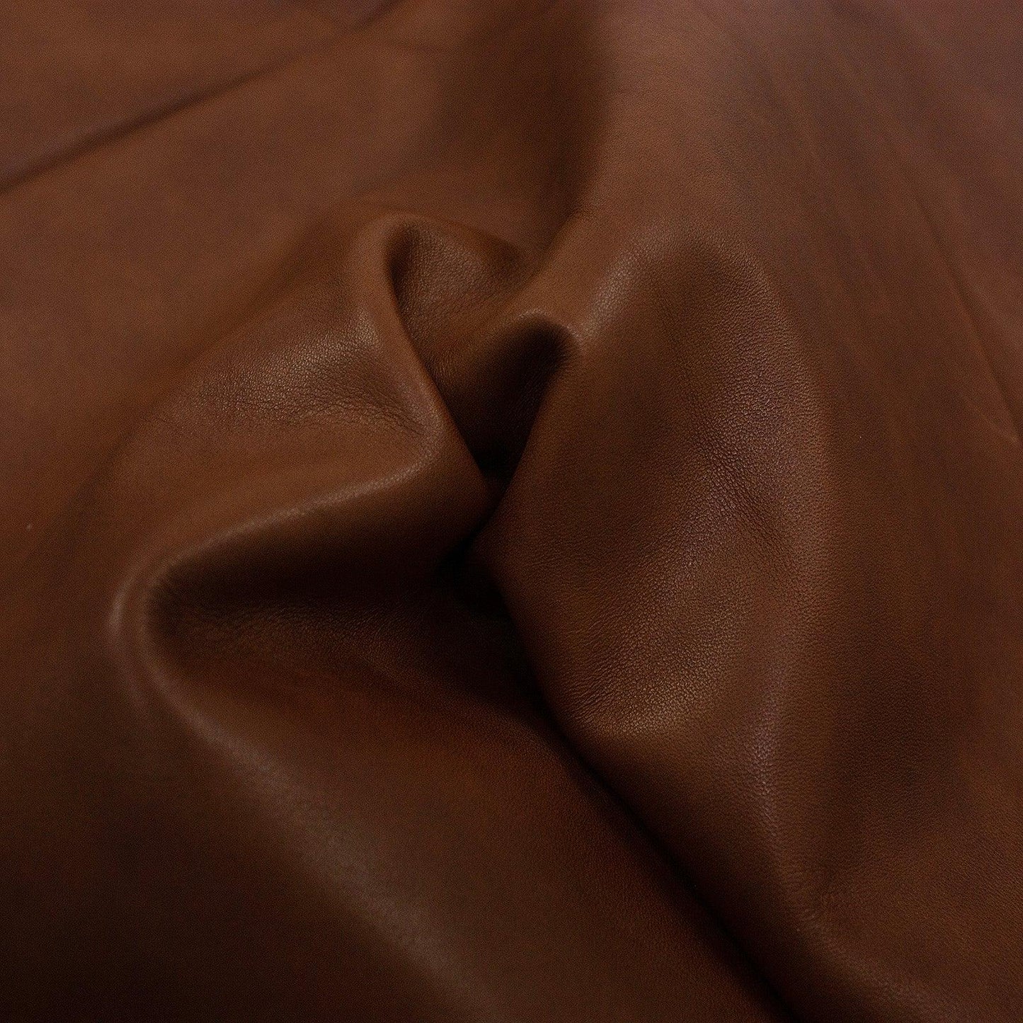 Piece of aged brown cowhide
