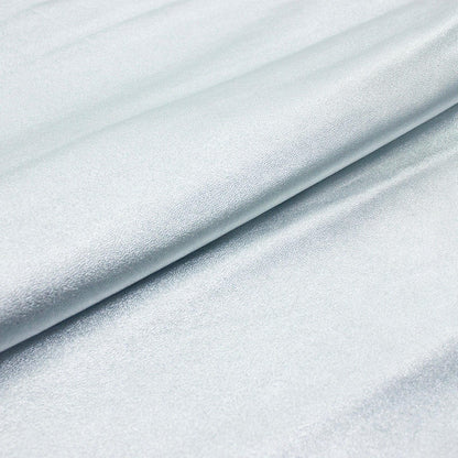 Piece of rustic lambskin laminated in silver