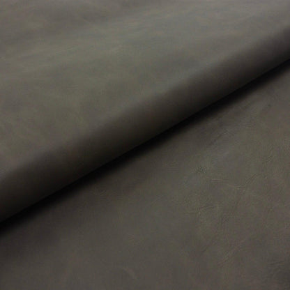 Piece of rustic stone-grey cowhide