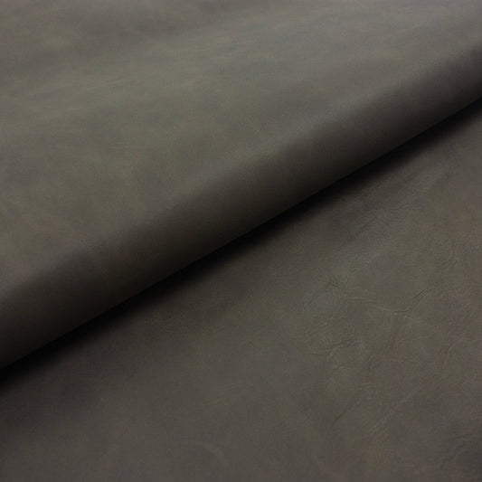 Trozo de piel vacuno rustico gris piedra