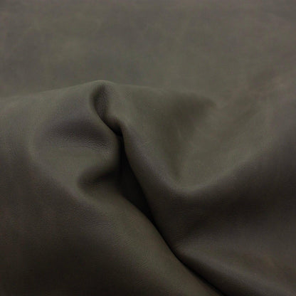 Piece of rustic stone-grey cowhide