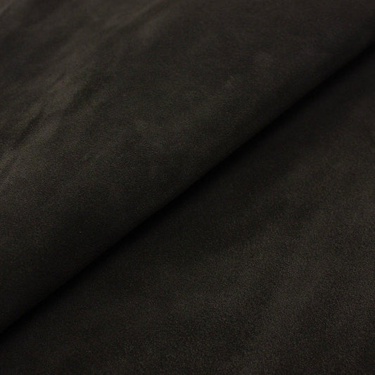 Piel de serraje afelpado gris carbon