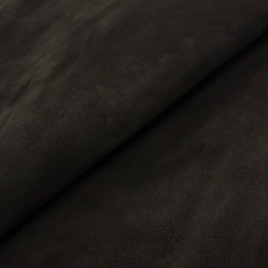 Trozo de piel serraje gris carbon