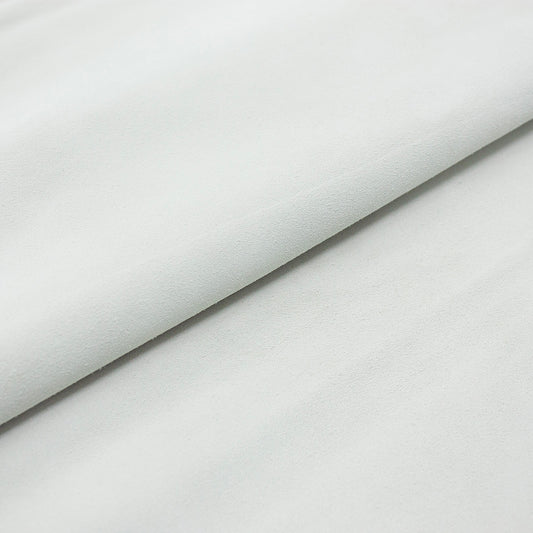 Trozo de piel serraje blanco roto