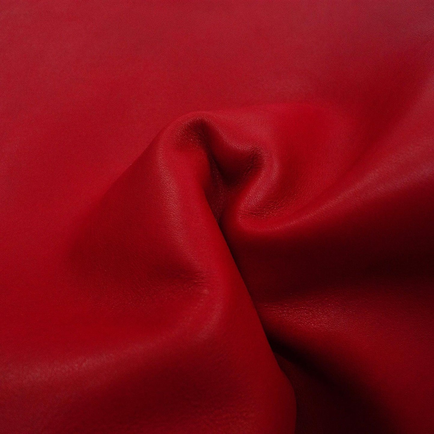 Piece of rustic red cowhide