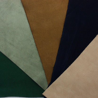 Lot 5 pieces of split leather various colors