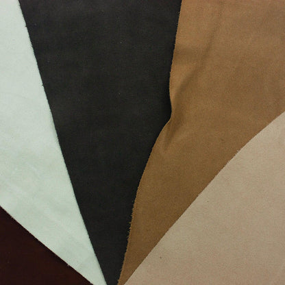 Lot 5 pieces of split leather various colors