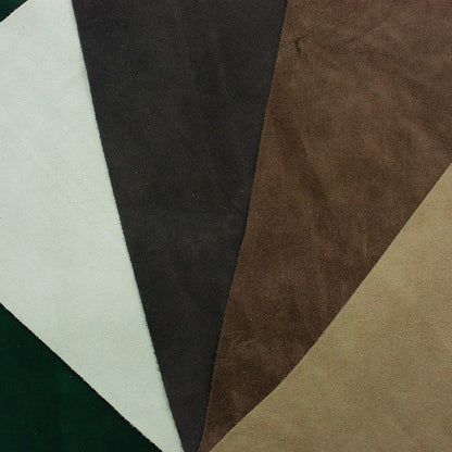 Lot 5 pieces of split leather various colors