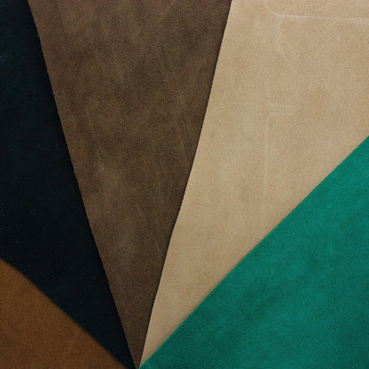 Lot 5 pieces of split leather various colors